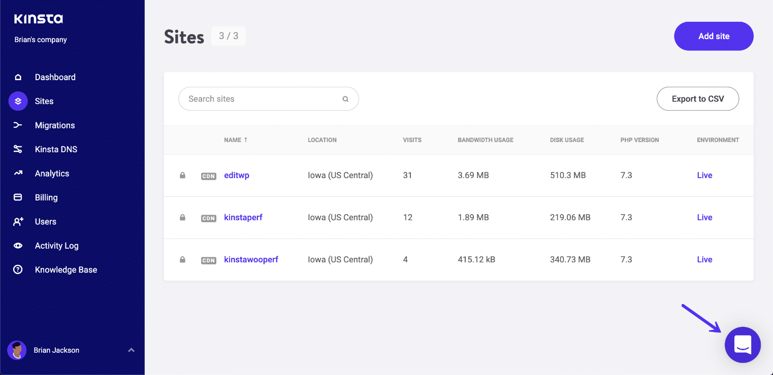 Ticket di supporto per WordPress