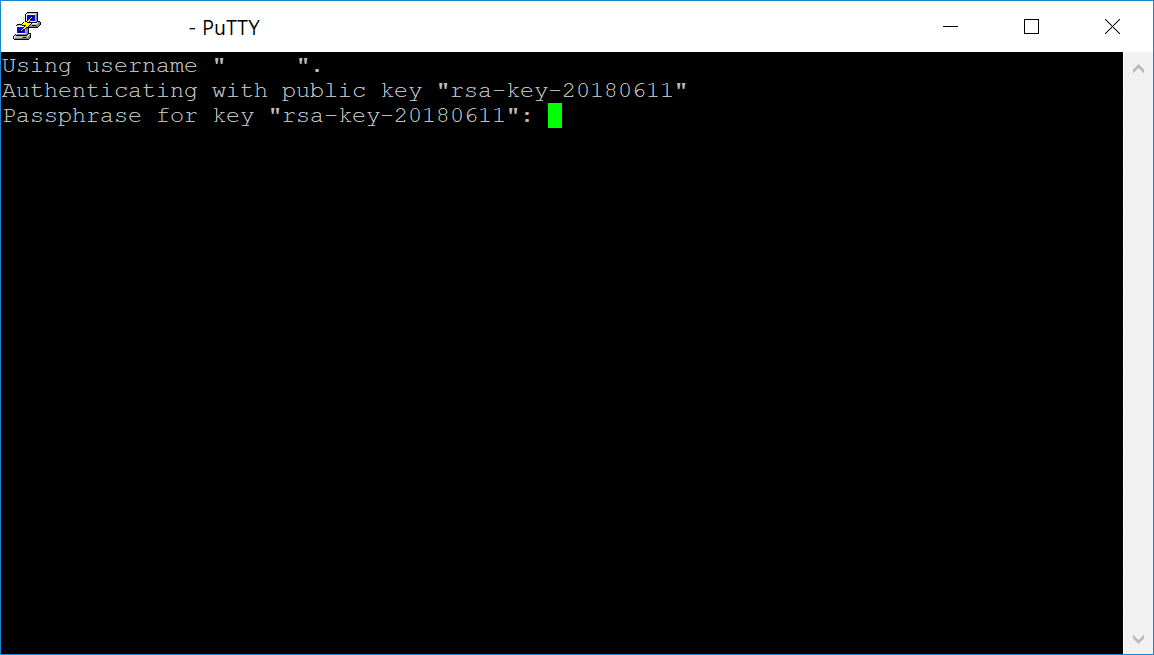 Passphrase SSH