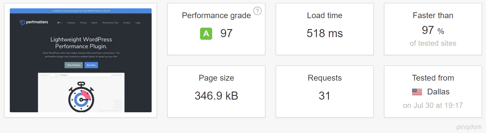 Test Dallas senza CDN