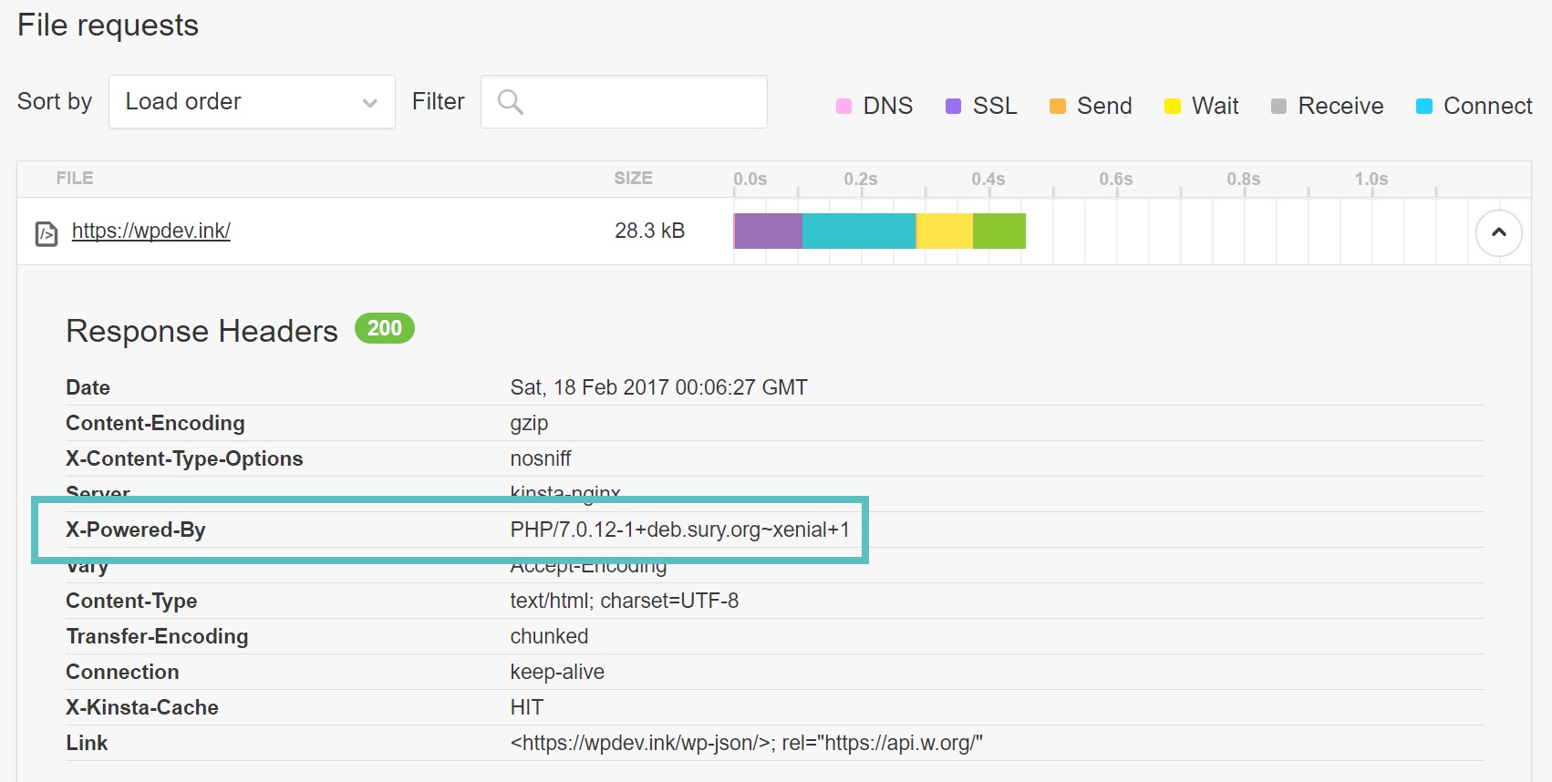 Verifica versione PHP