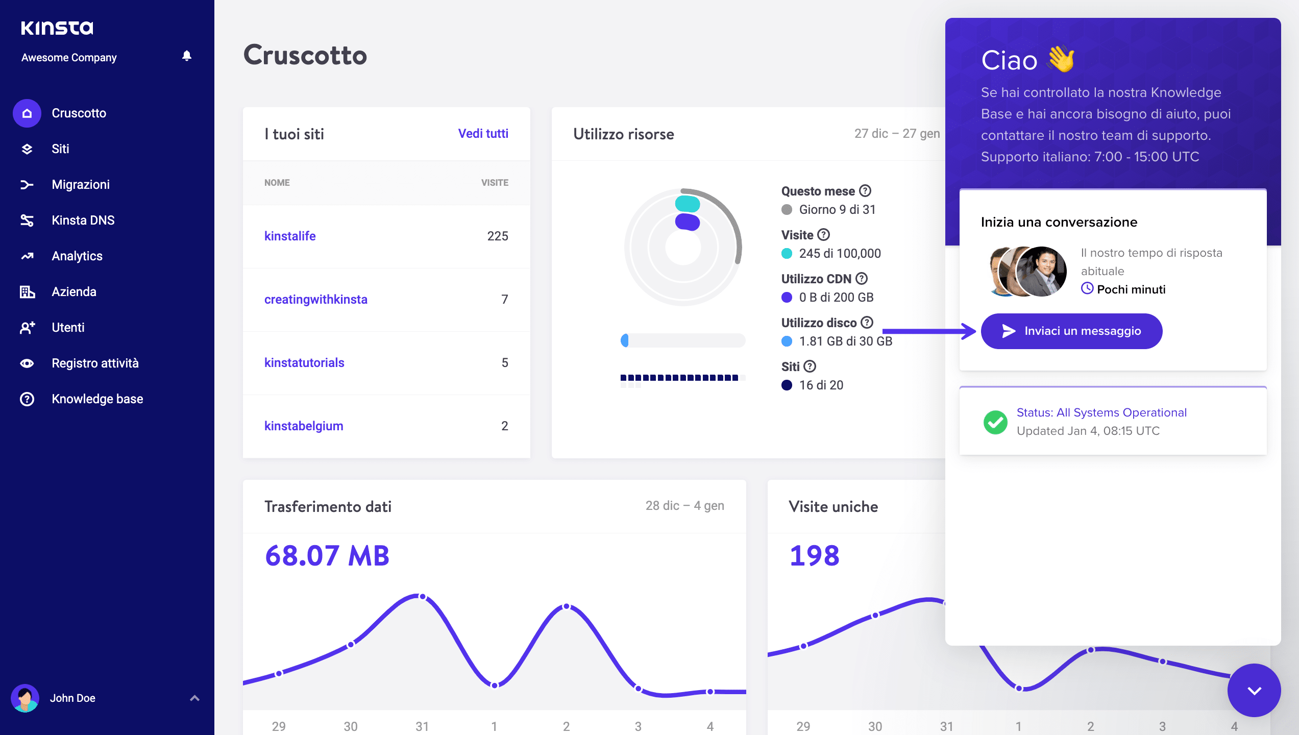 Inviare un ticket di supporto per WordPress