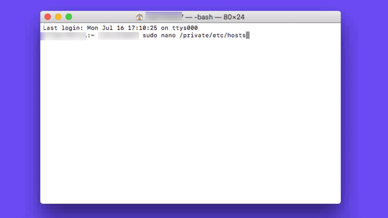File hosts su Mac