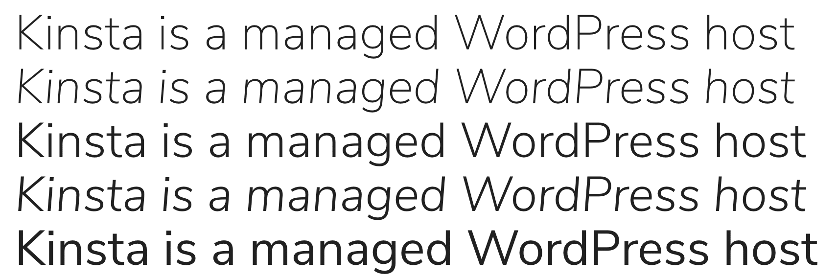 Nunito Sans Google font