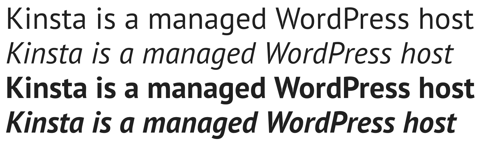 PT Sans Google font