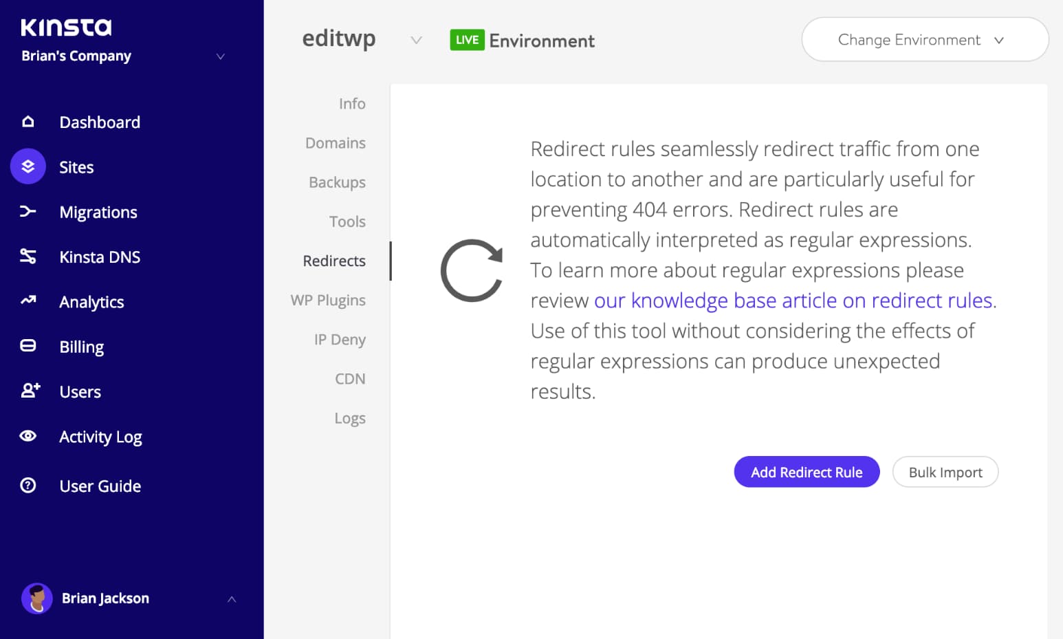 Redirect WordPress
