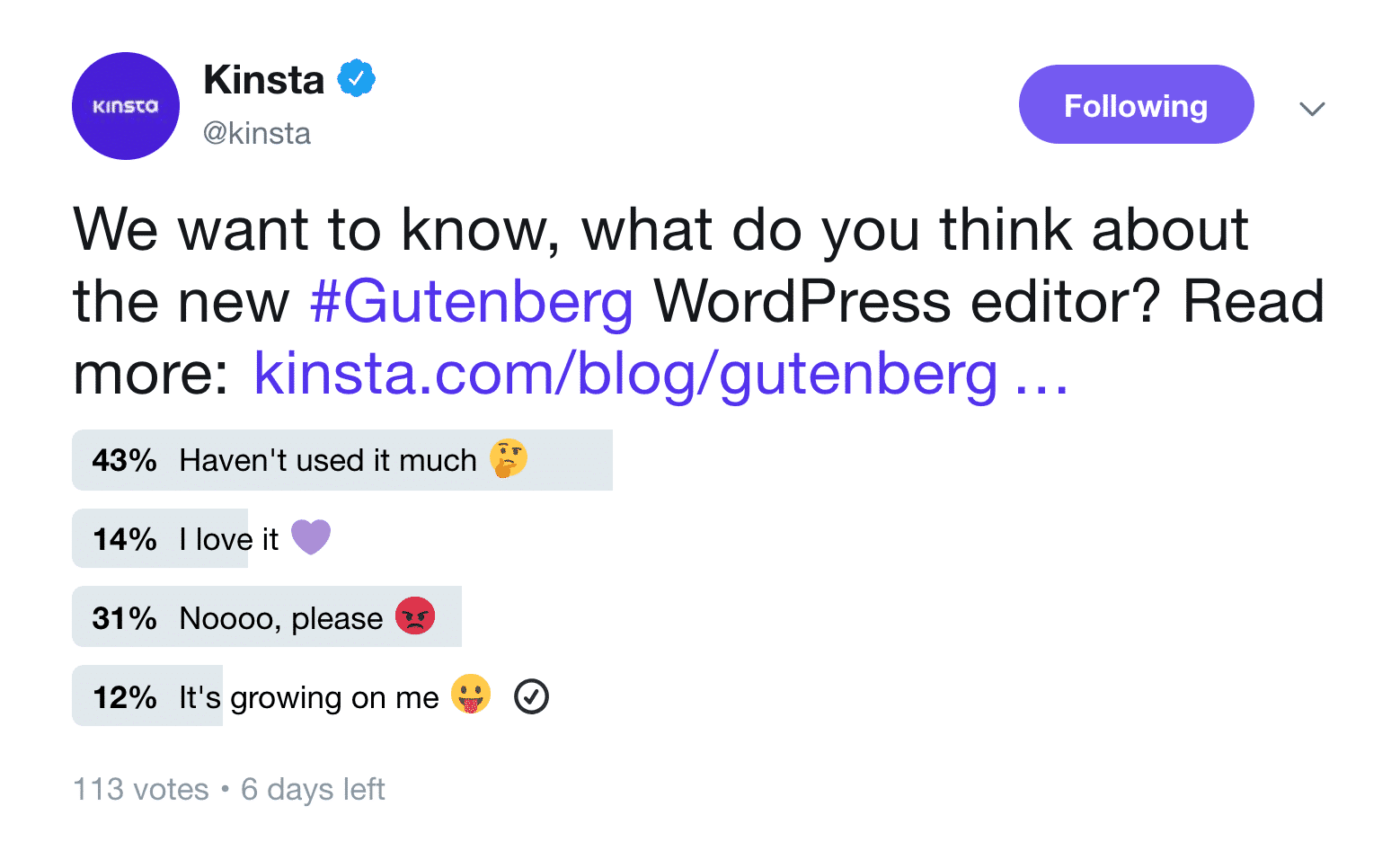 Sondaggio su Gutenberg