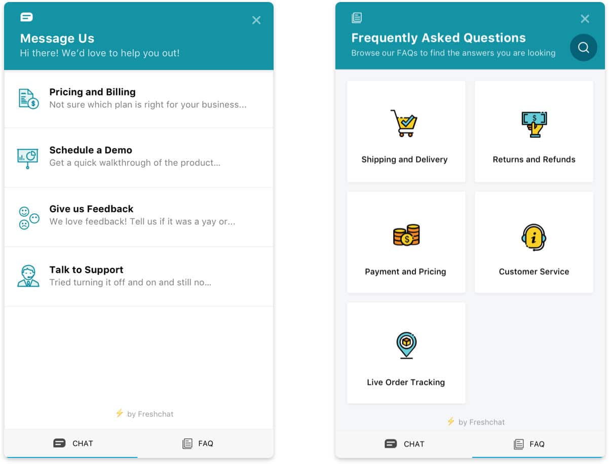 Freshchat Messenger