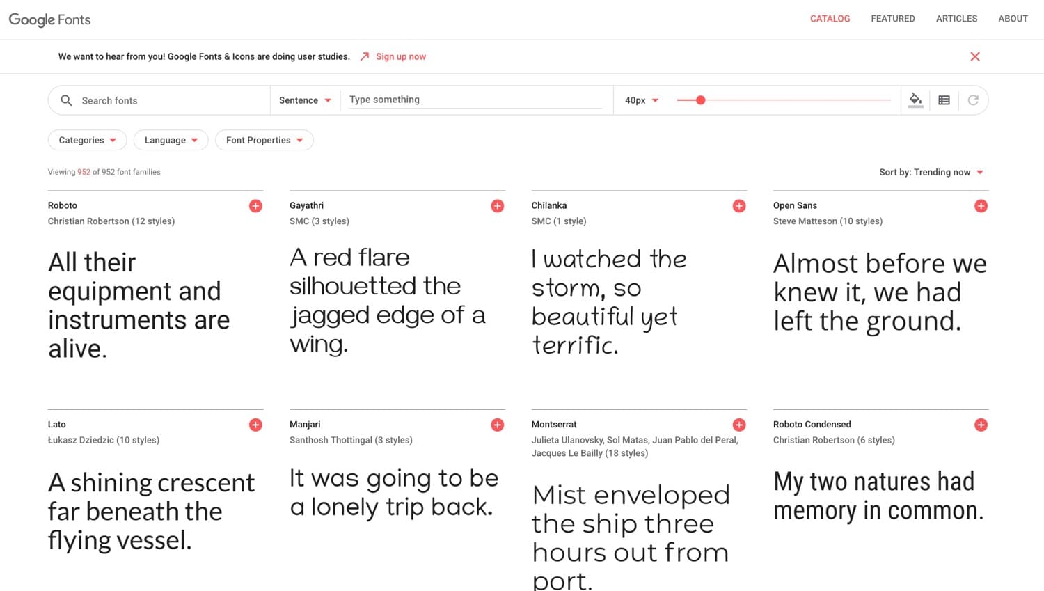 Google Fonts