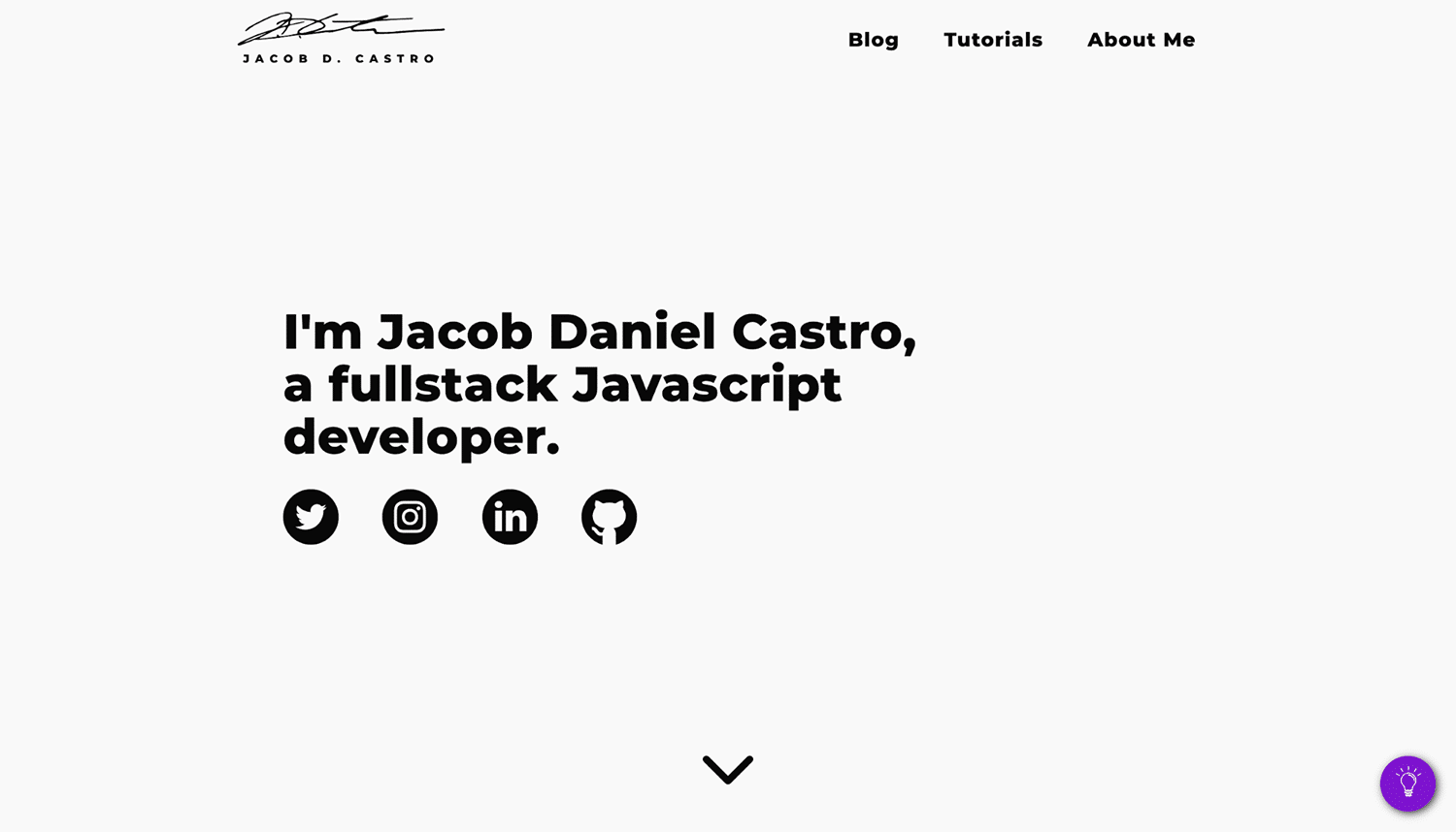 Il Portfolio di Jacob D. Castro