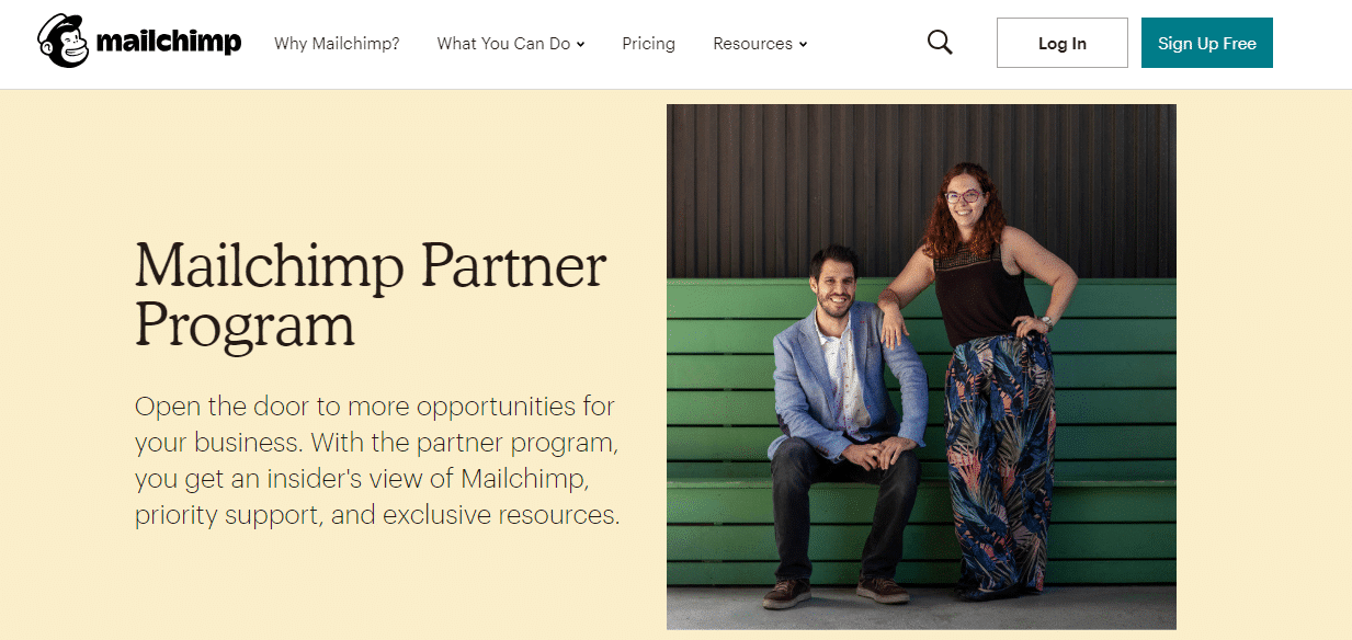 Programma partner di Mailchimp