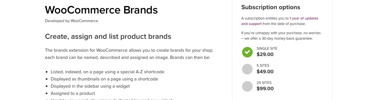 WooCommerce Brands