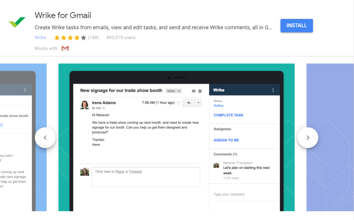 Wrike for Gmail