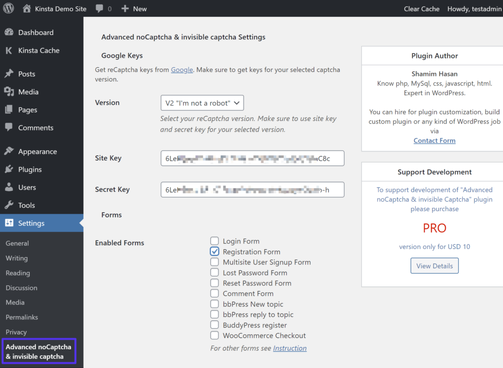 Come impostare WordPress reCAPTCHA