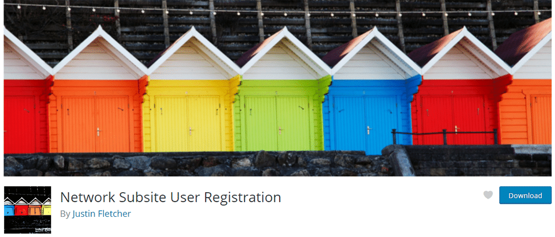 Il plugin 'Network Subsite User Registration'