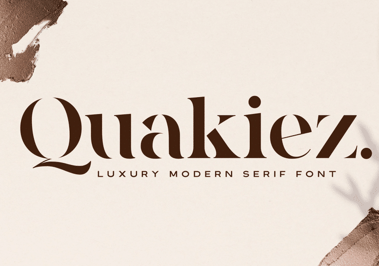 Modern fonts: quakiez