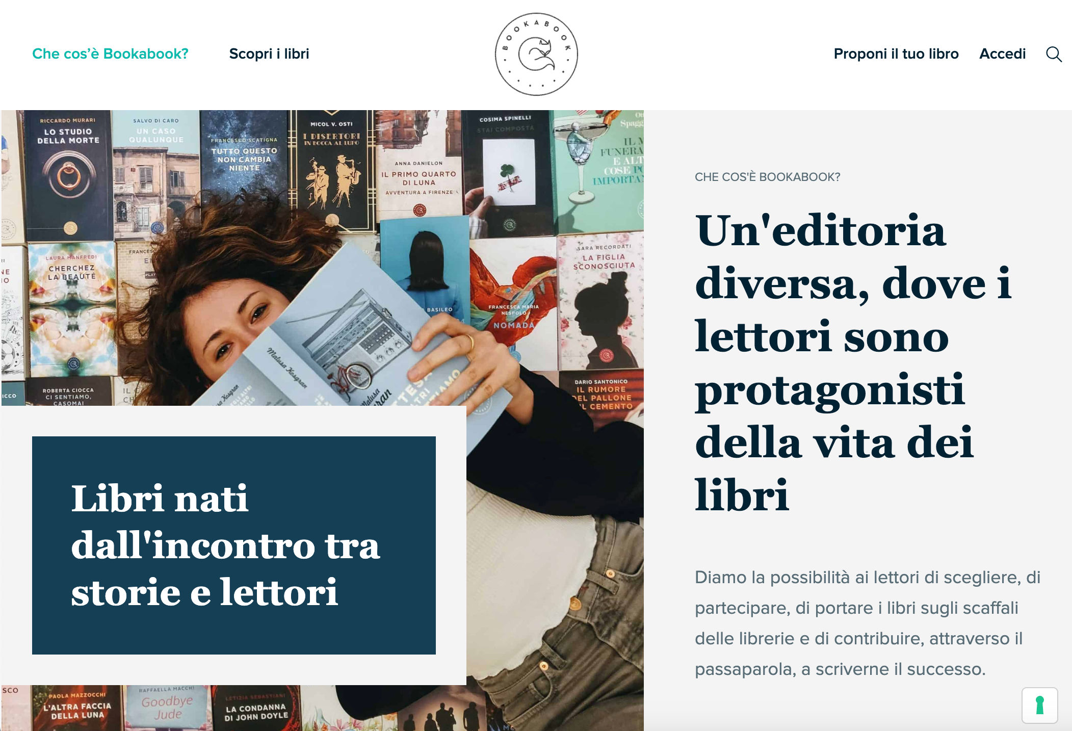 Il sito web di bookabook