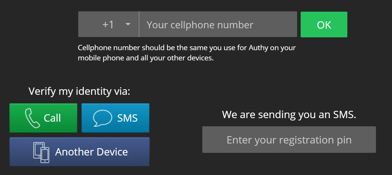 Authyのアプリのセットアップ setup authy app