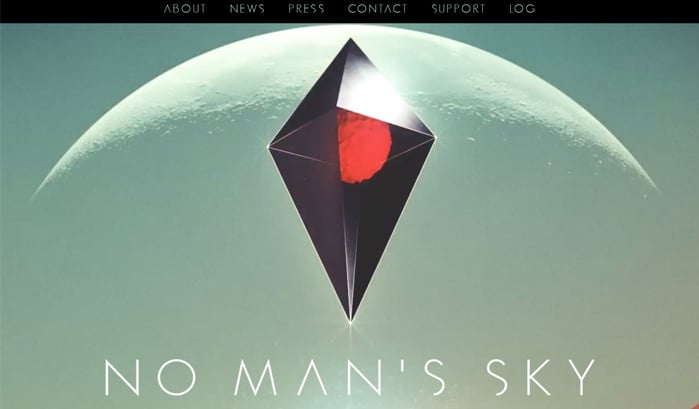 no man's skyのwordpressサイト
