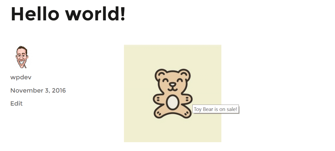 Image title tag tooltip 画像タイトルタグツールチップ