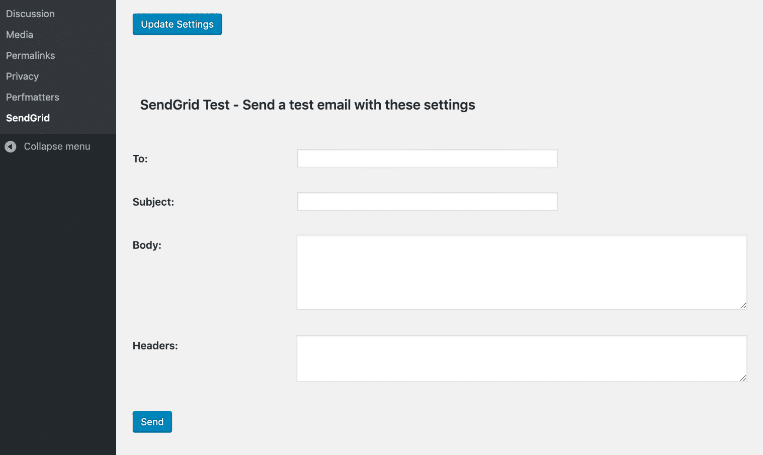 SendGridのテストメール