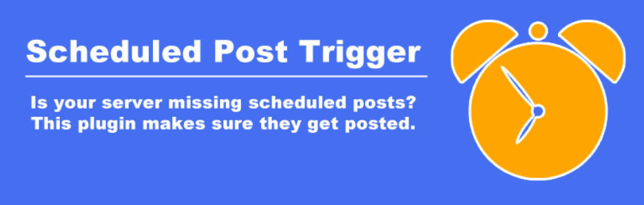 Scheduled posts triggerプラグイン