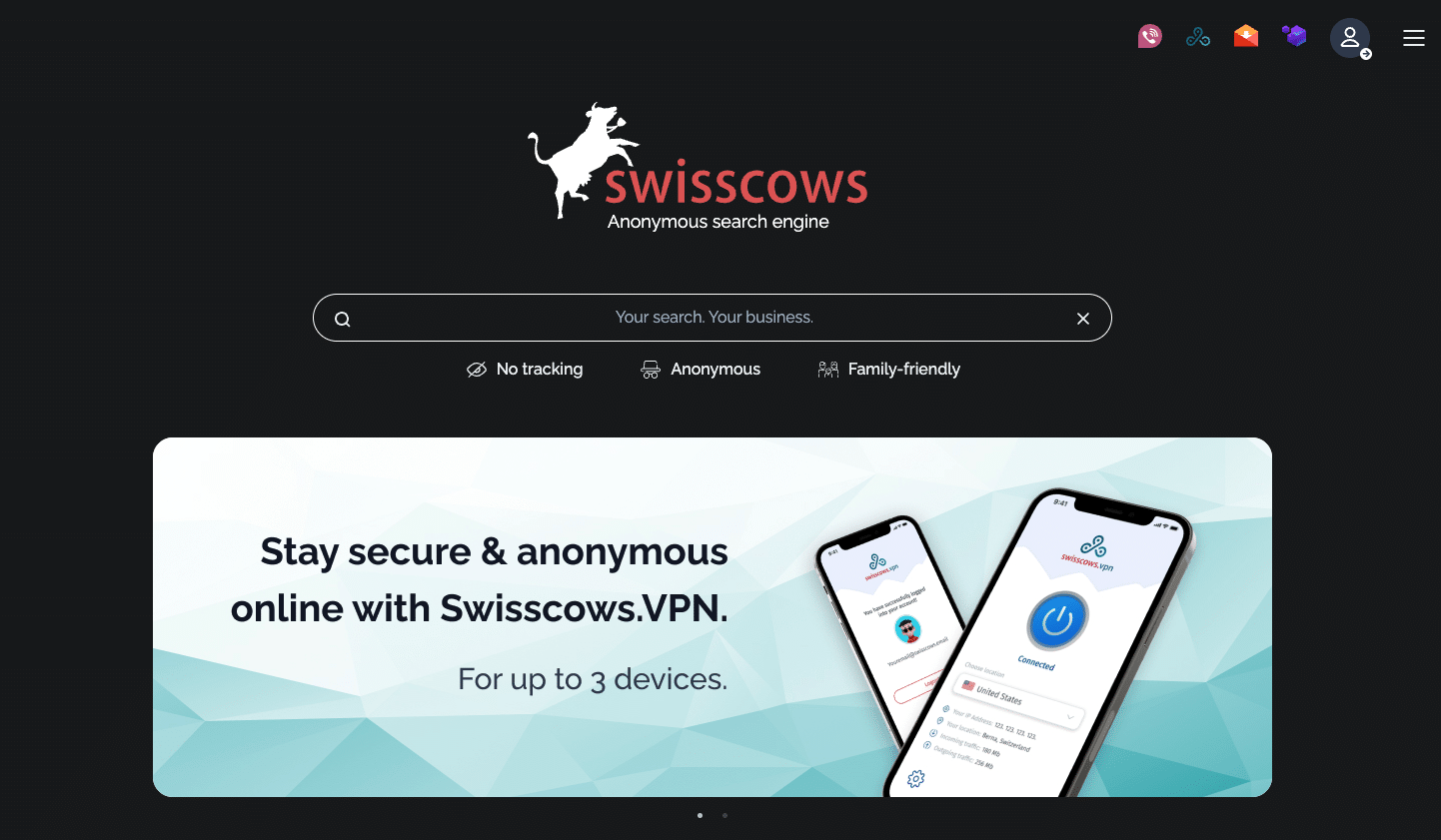 検索エンジンSwisscows