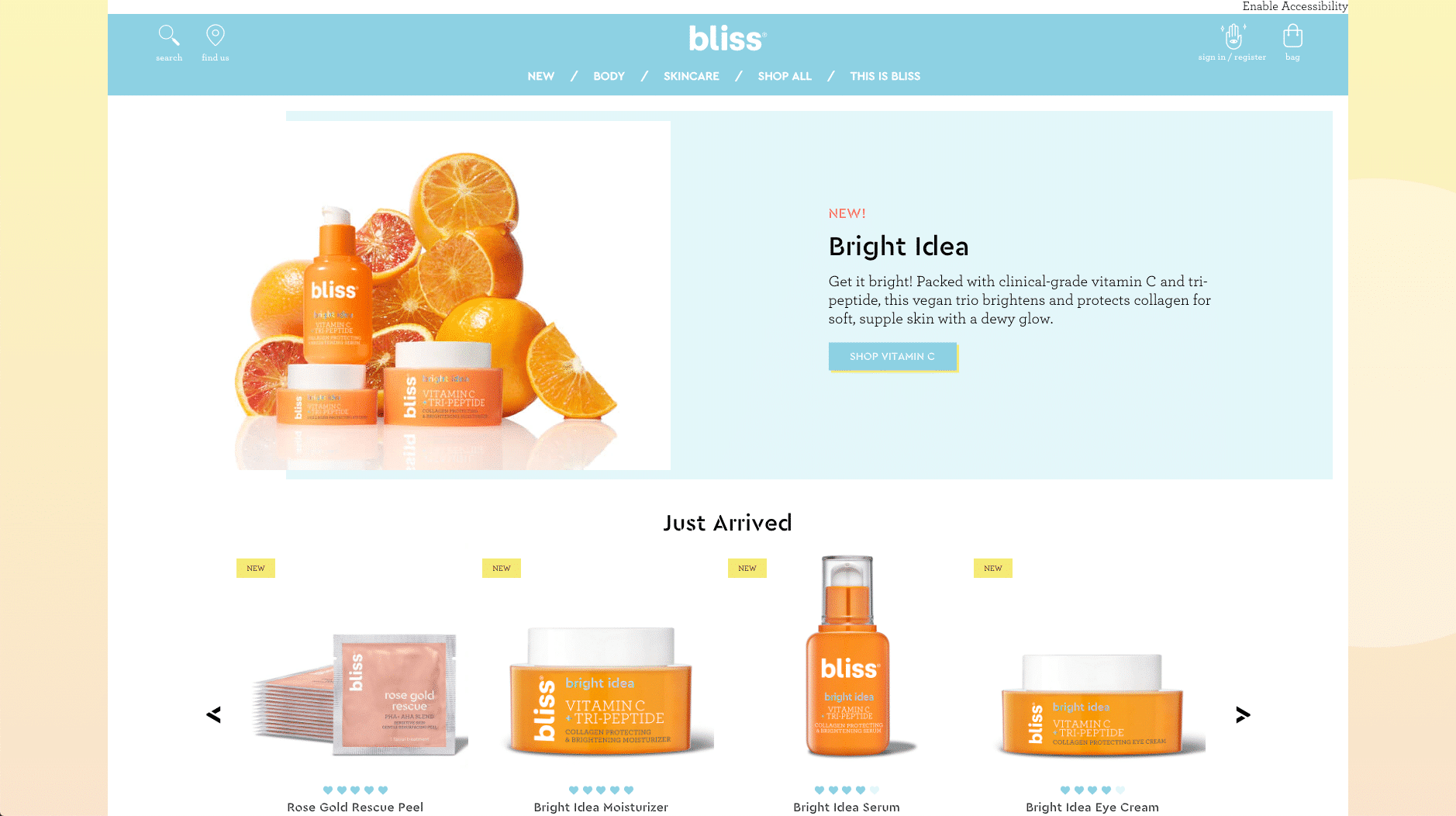 Bliss（スキンケアの企業）