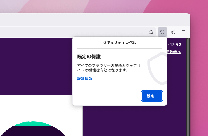 Tor Browserのセキュリティレベル設定