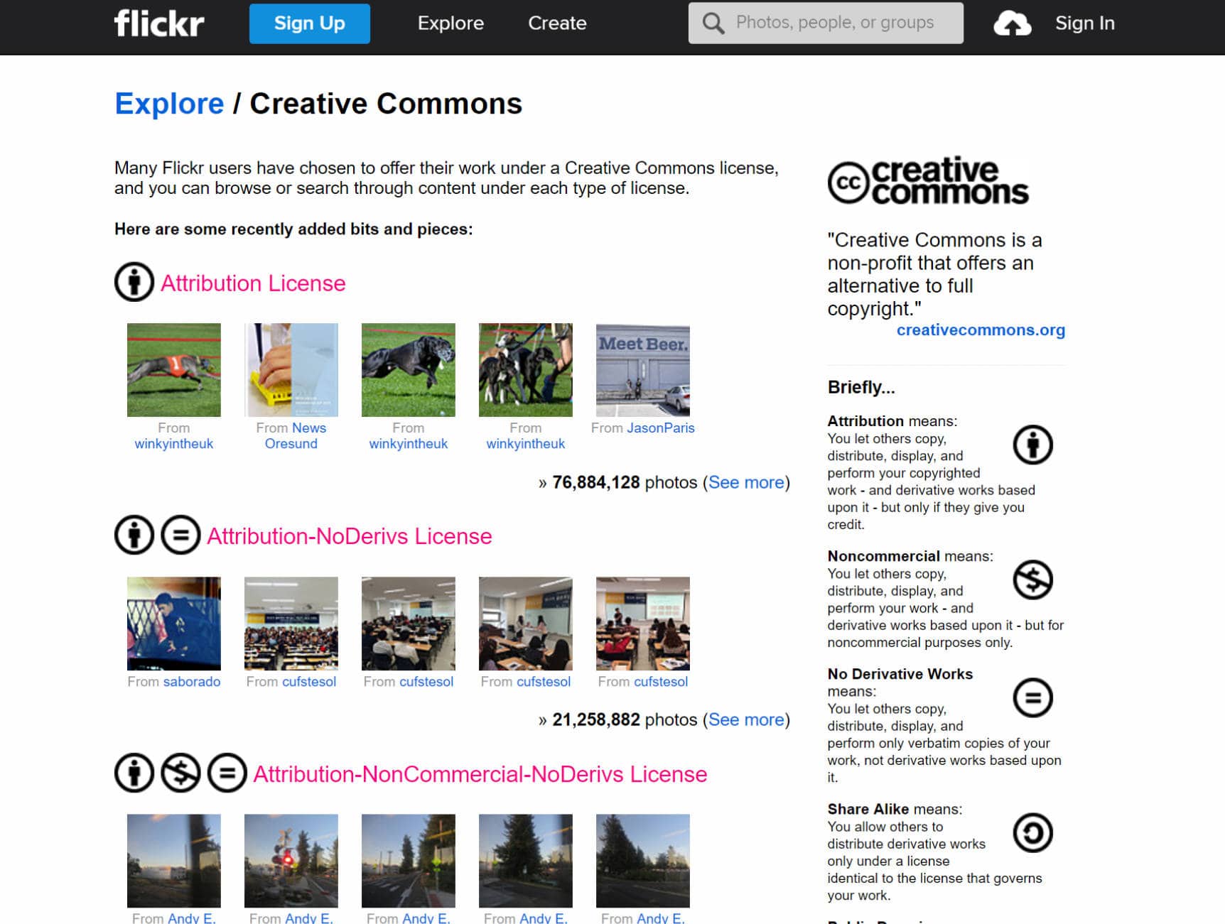 Flickr Creative Commons