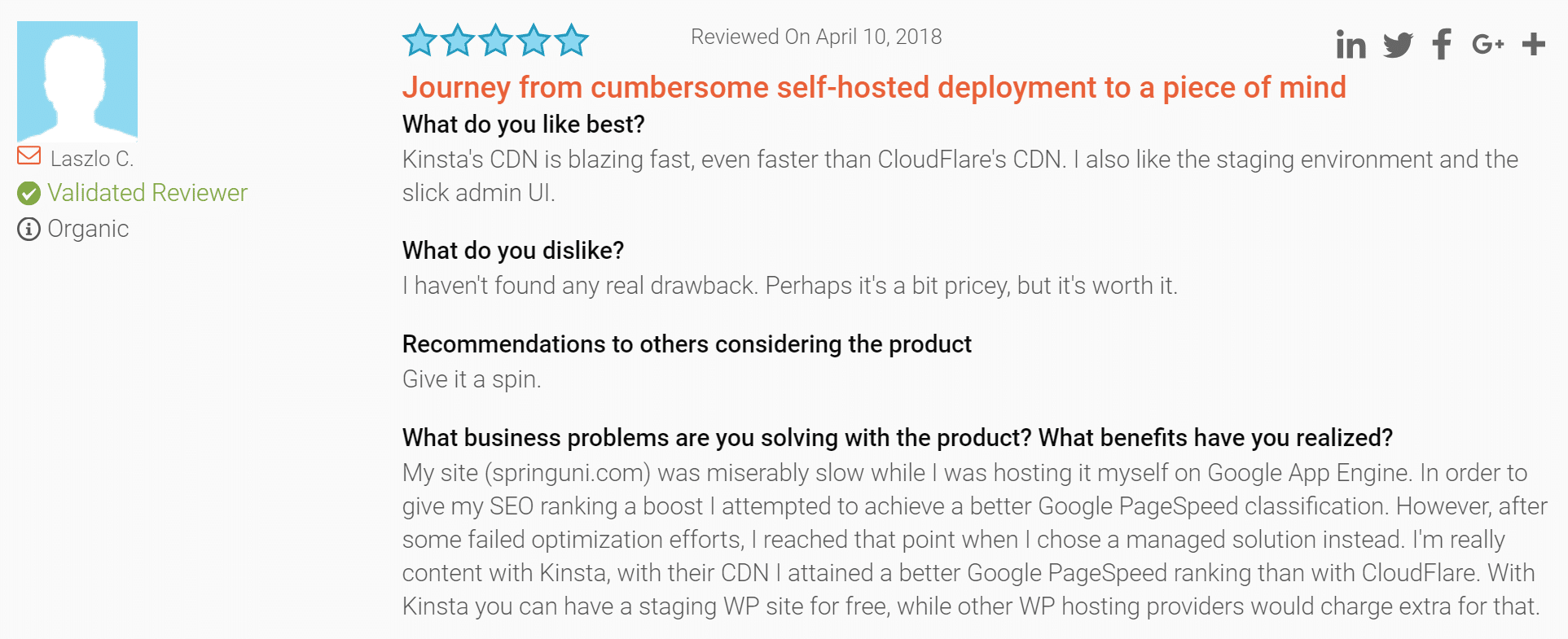 G2 Crowd review