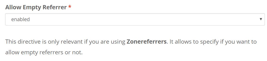 keycdn empty referrers toestaan