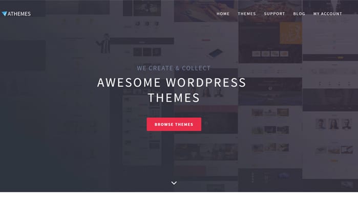 athemes wordpress site