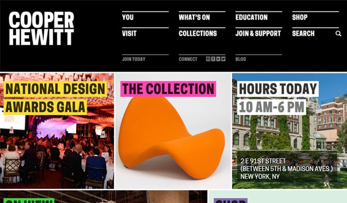 cooper hewitt wordpress site