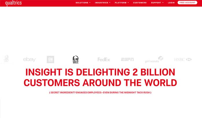 qualtrics wordpress site