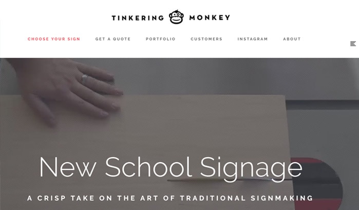 tinkering monkey wordpress site