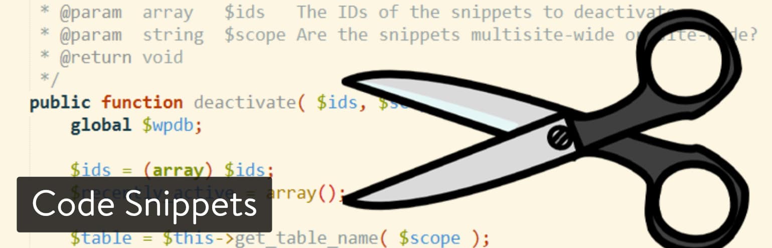Code Snippets WordPress-plug-in