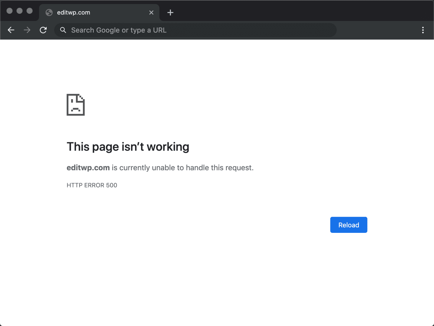 ‘500 Internal Server Error’-foutmelding in WordPress