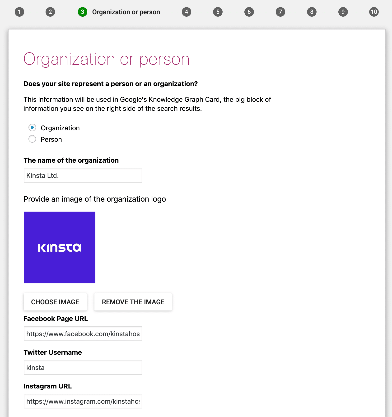 company or person