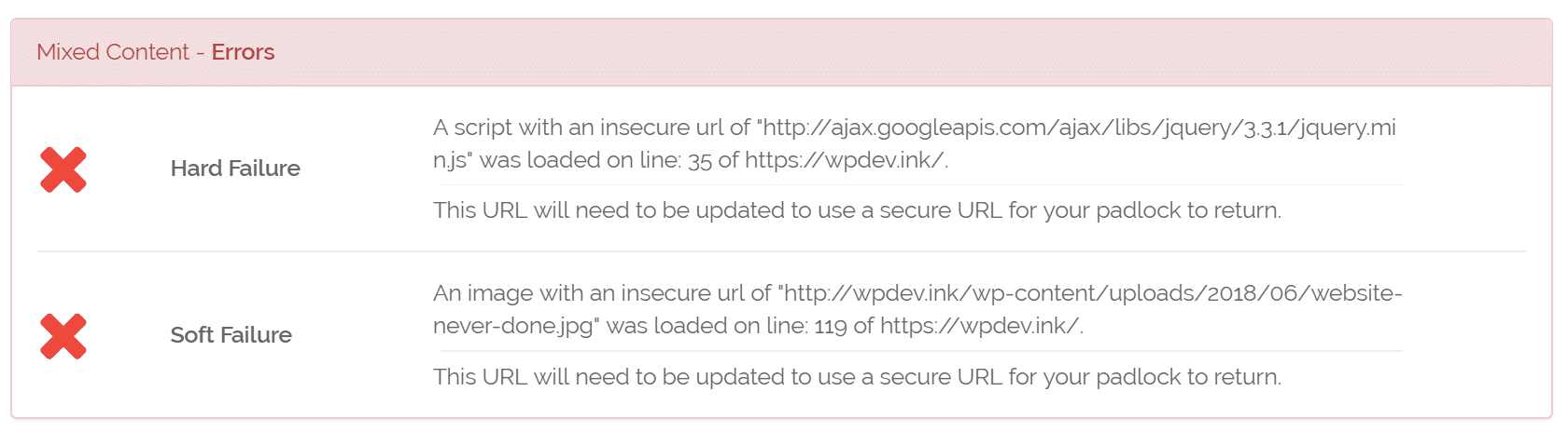 Why No Padlock?