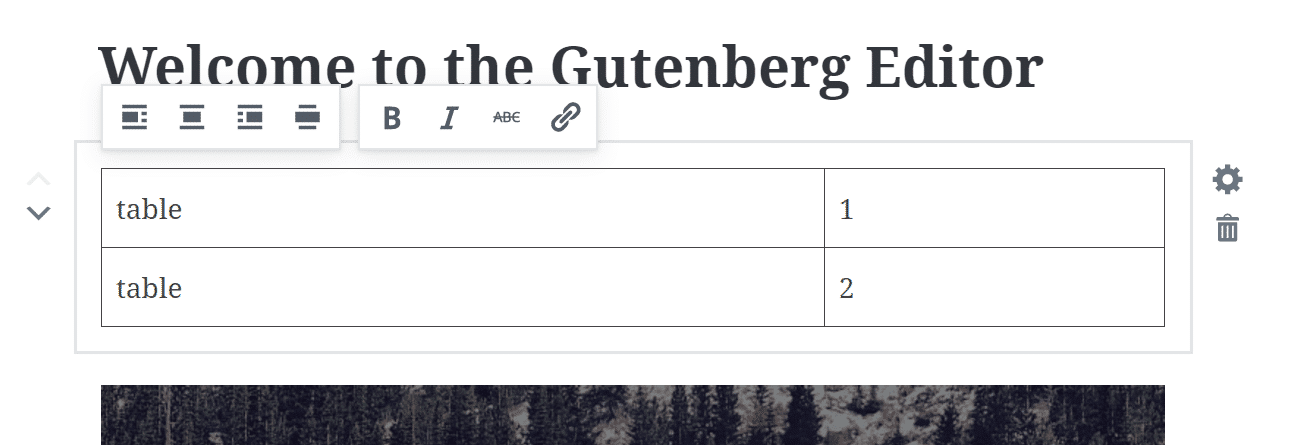 Gutenberg tabellen