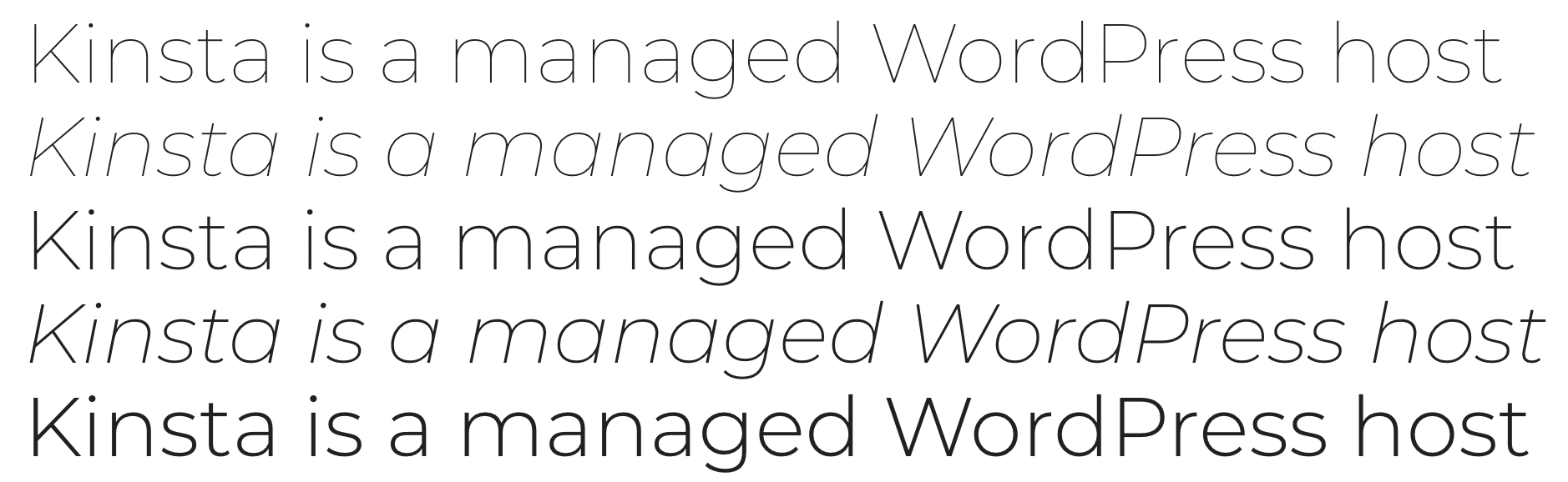 Montserrat Google font