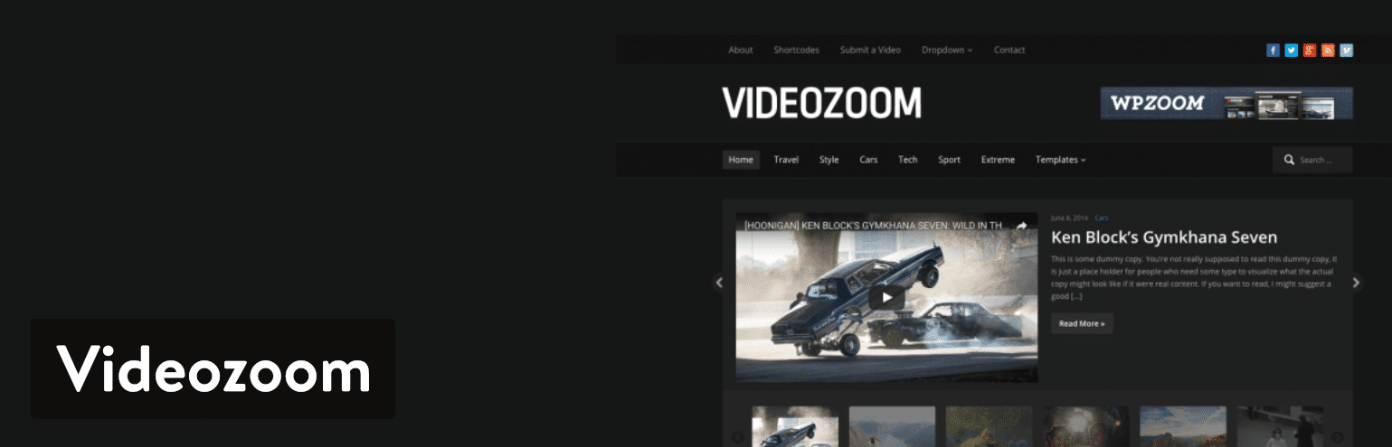 Videozoom WordPress plugin