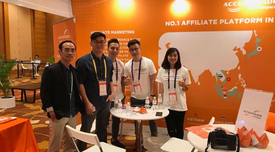 Team Acces Trade (Vietnam) op de Affiliatie Conferentie APAC 2018