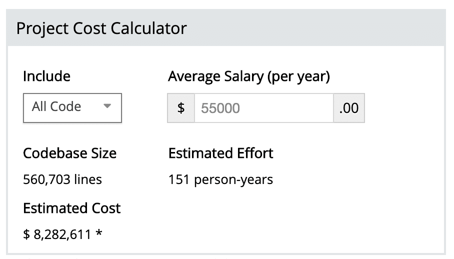 Project kosten calculator