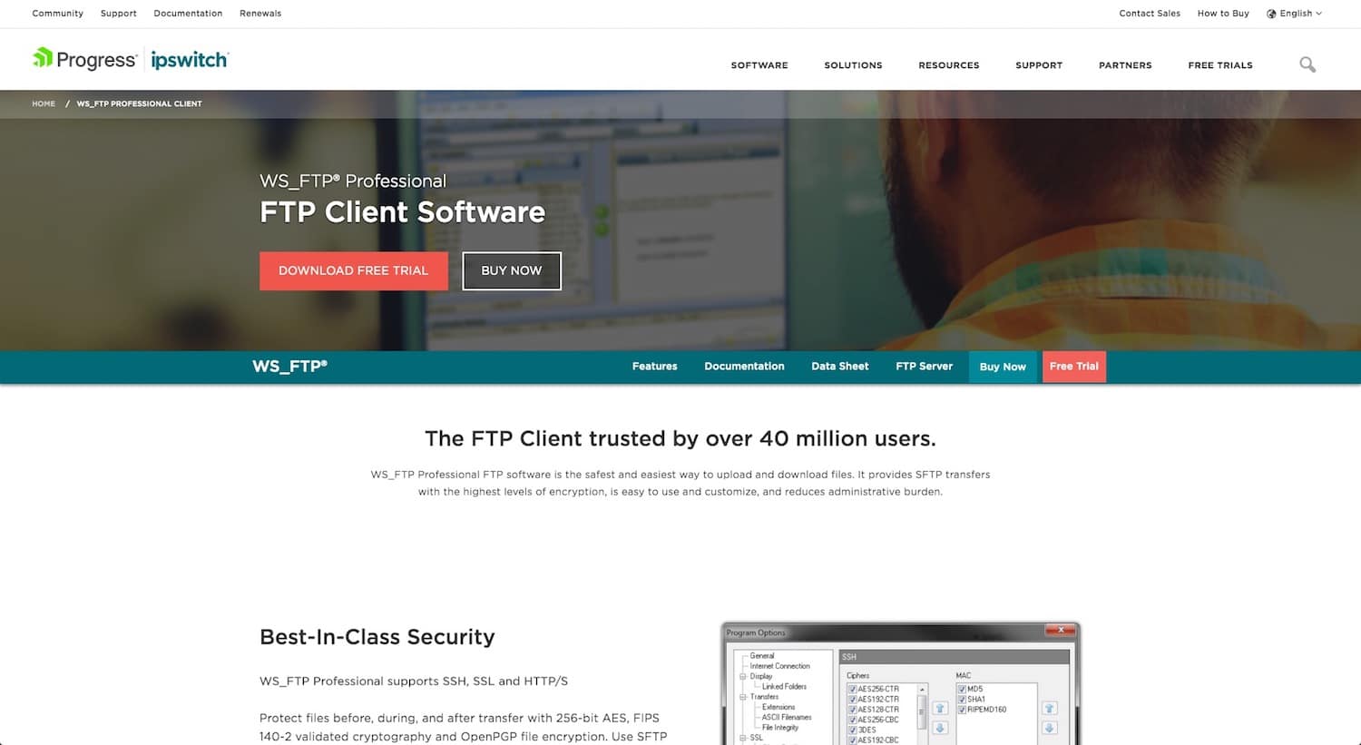 Beste FTP-clients: WS_FTP® Professional