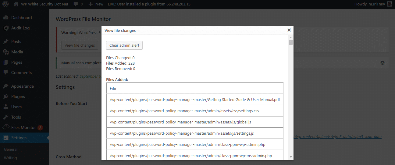 Waarschuwing false-positive