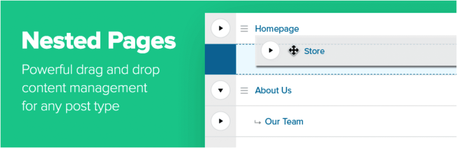 Nested Pages WordPress plugin