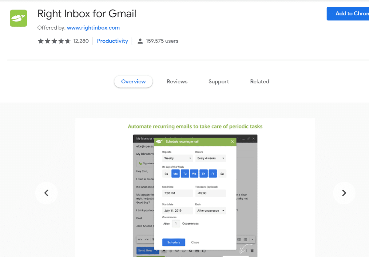 Right Inbox for Gmail