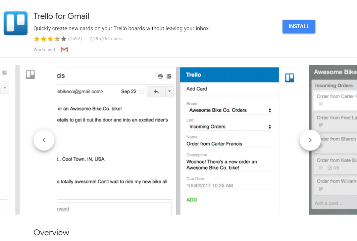 Trello for Gmail