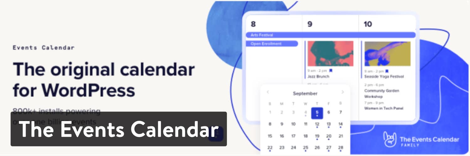 The Events Calendar WordPress plugin